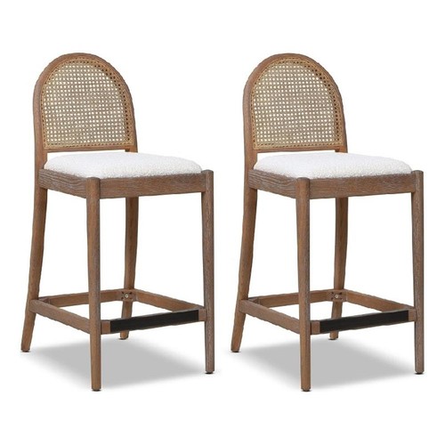 Maklaine oak ivory white - ivory,