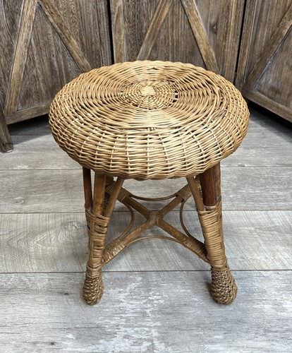 Vintage 70s wicker rattan - 70s,