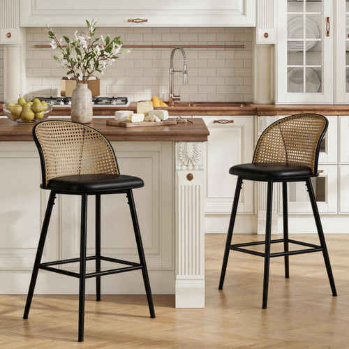 Padded bar stools set 2 - bar,