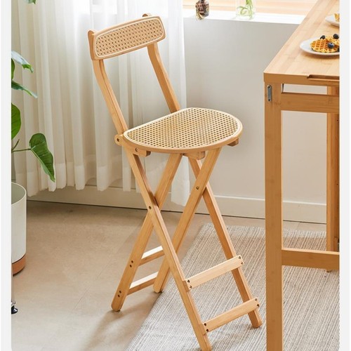 Bamboo bar stools kitchen - bamboo,