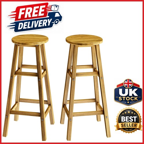 Set wooden bar stools - of,