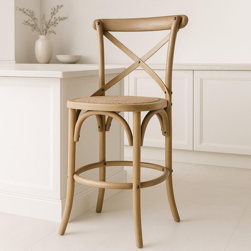 Cross back bar - cross-back, natural