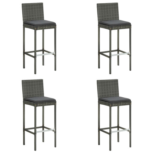 Bar stools grey poly - stools,