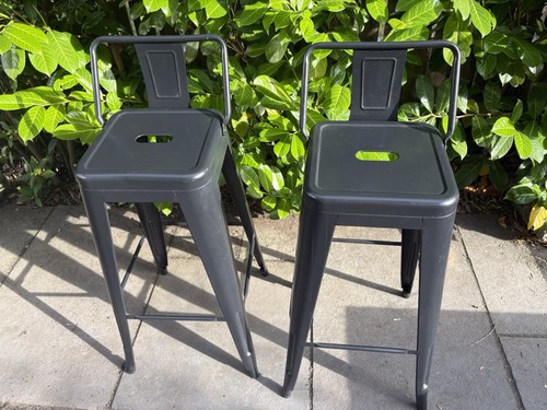Pair bar stools - of,