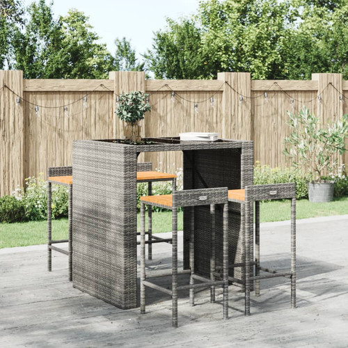 Bar stool grey - 40x44x86, cm