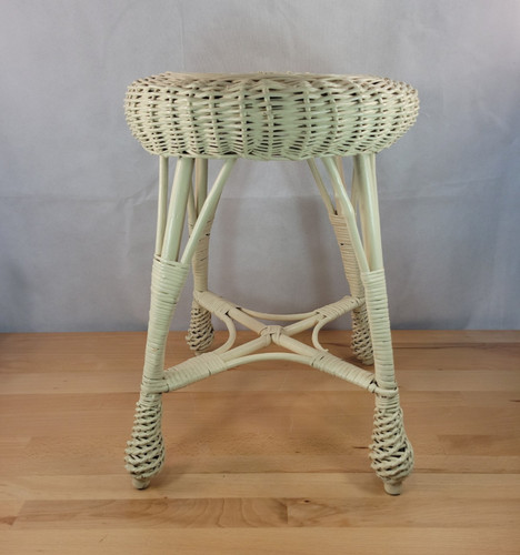 Vintage 70s white - 70s, wicker