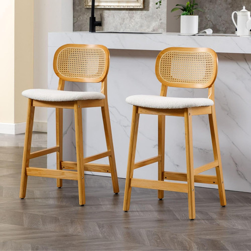 Bar stools set wooden - bar,